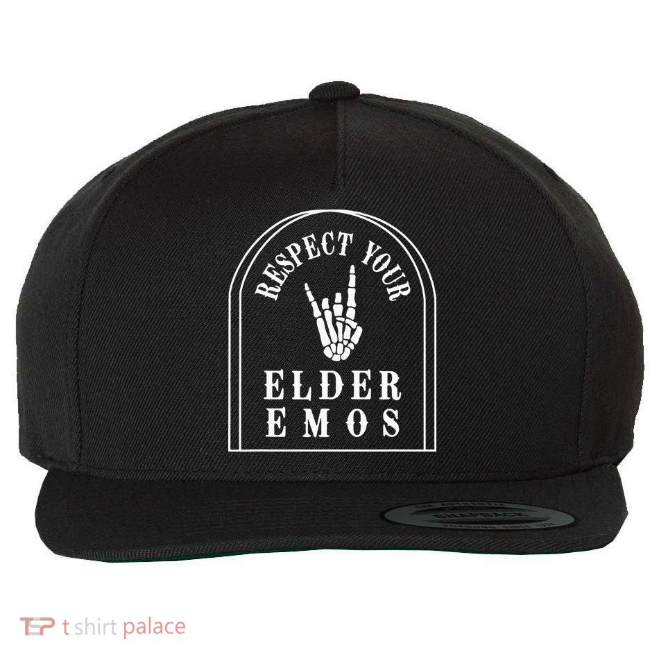 Respect Your Elder Emos Wool Snapback Cap