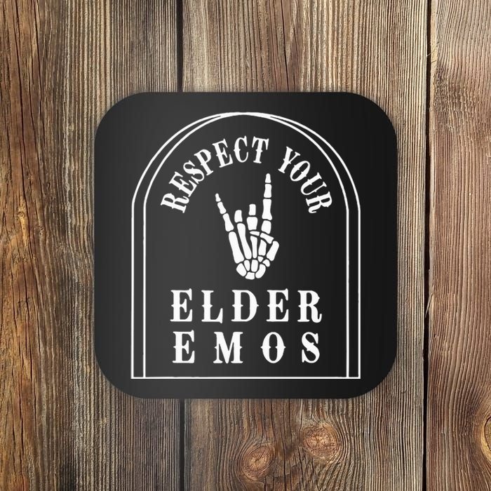 Respect Your Elder Emos Coaster