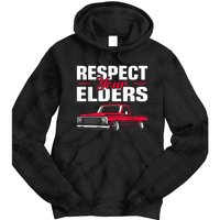 Respect Your Elders Classic Lowrider C10 Vintage Truck Tie Dye Hoodie