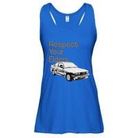 Respect Your Elders Vintage Euro E Thirty Ladies Essential Flowy Tank