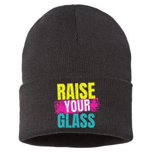 Raise Your Glass Sustainable Knit Beanie