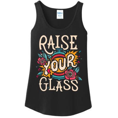 Raise Your Glass Ladies Essential Tank