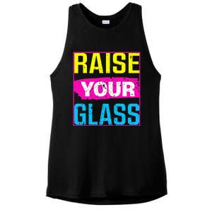 Raise Your Glass Concert Ladies PosiCharge Tri-Blend Wicking Tank