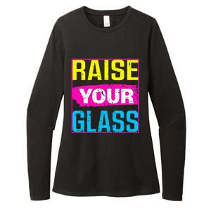 Raise Your Glass Concert Womens CVC Long Sleeve Shirt