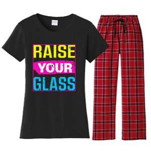 Raise Your Glass Concert Women's Flannel Pajama Set