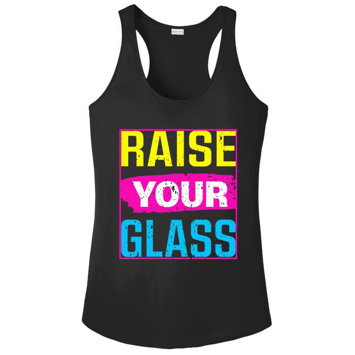 Raise Your Glass Concert Ladies PosiCharge Competitor Racerback Tank