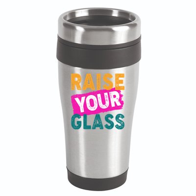 Raise Your Glass 16oz Travel Tumbler