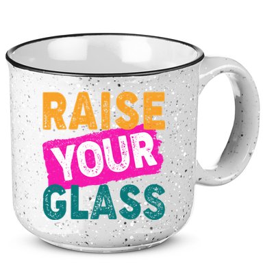 Raise Your Glass 15oz Campfire Ceramic Mug