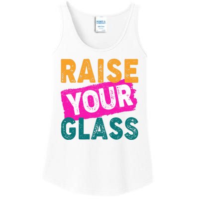 Raise Your Glass Ladies Essential Tank