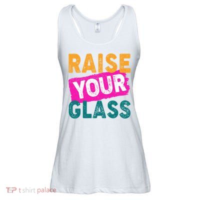 Raise Your Glass Ladies Essential Flowy Tank
