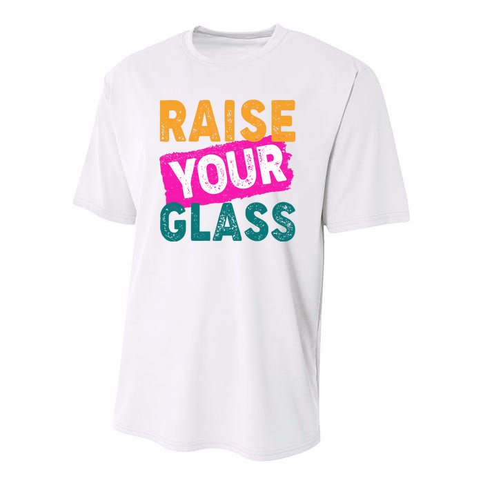 Raise Your Glass Youth Performance Sprint T-Shirt