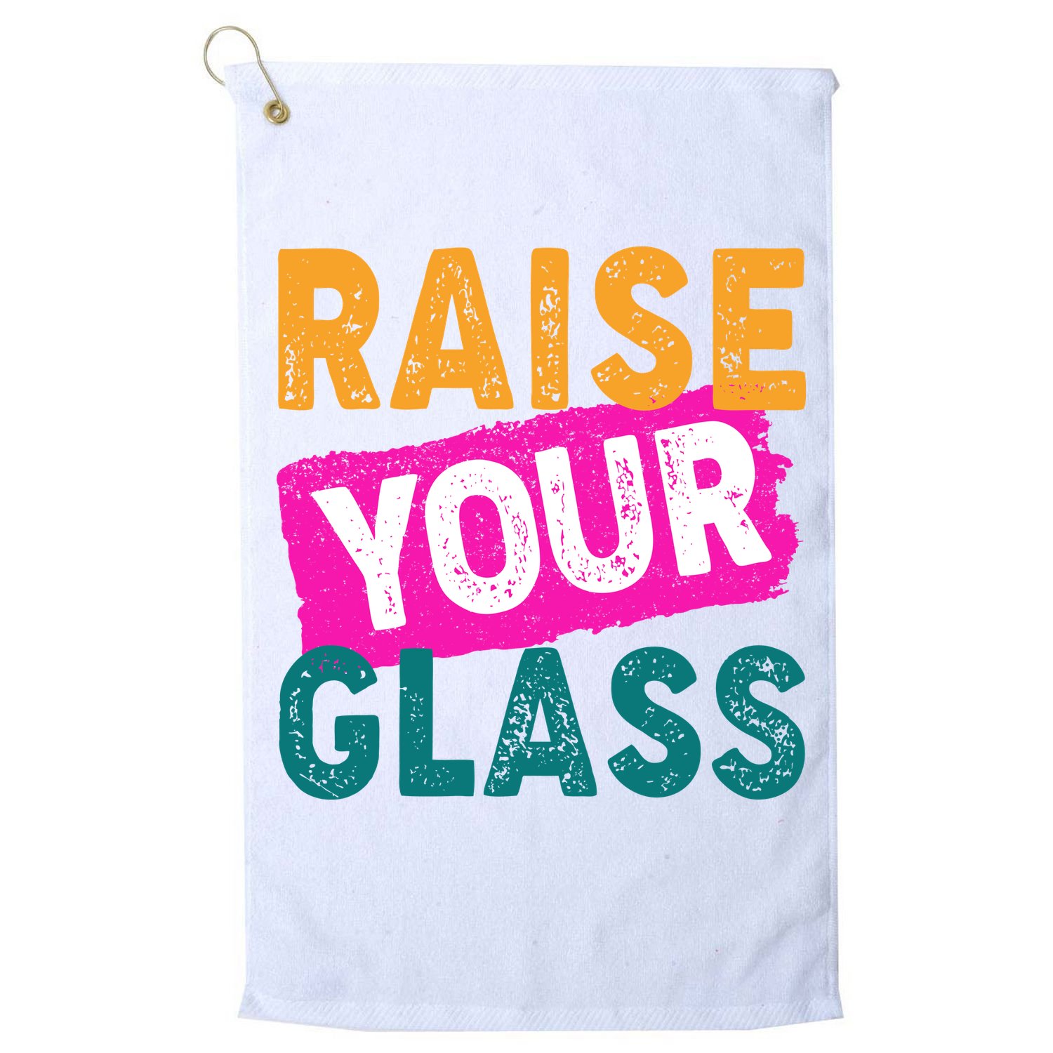 Raise Your Glass Golf Towel