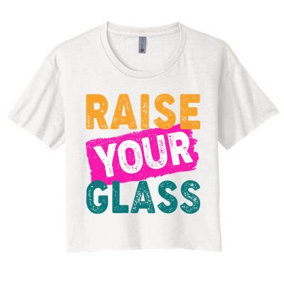 Raise Your Glass Crop Top