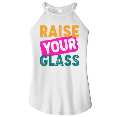 Raise Your Glass Women’s Perfect Tri Rocker Tank