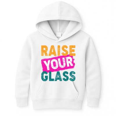 Raise Your Glass Kids Hoodie