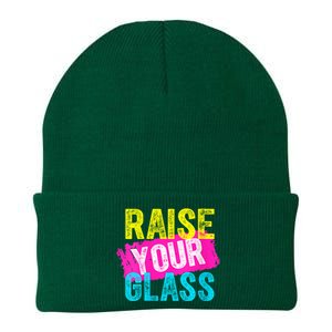 Raise Your Glass Knit Cap Winter Beanie