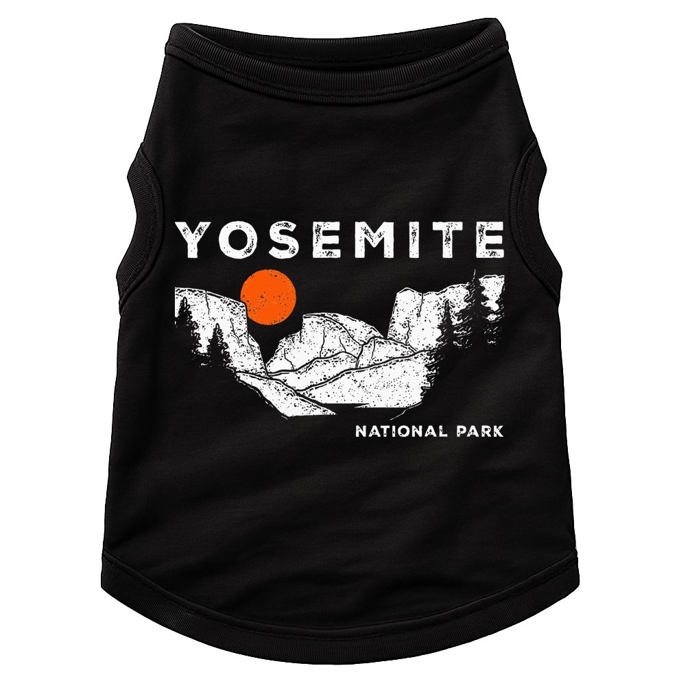 Retro Yosemite HalfDome National Park Vintage Doggie Tank