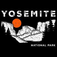 Retro Yosemite HalfDome National Park Vintage Apron
