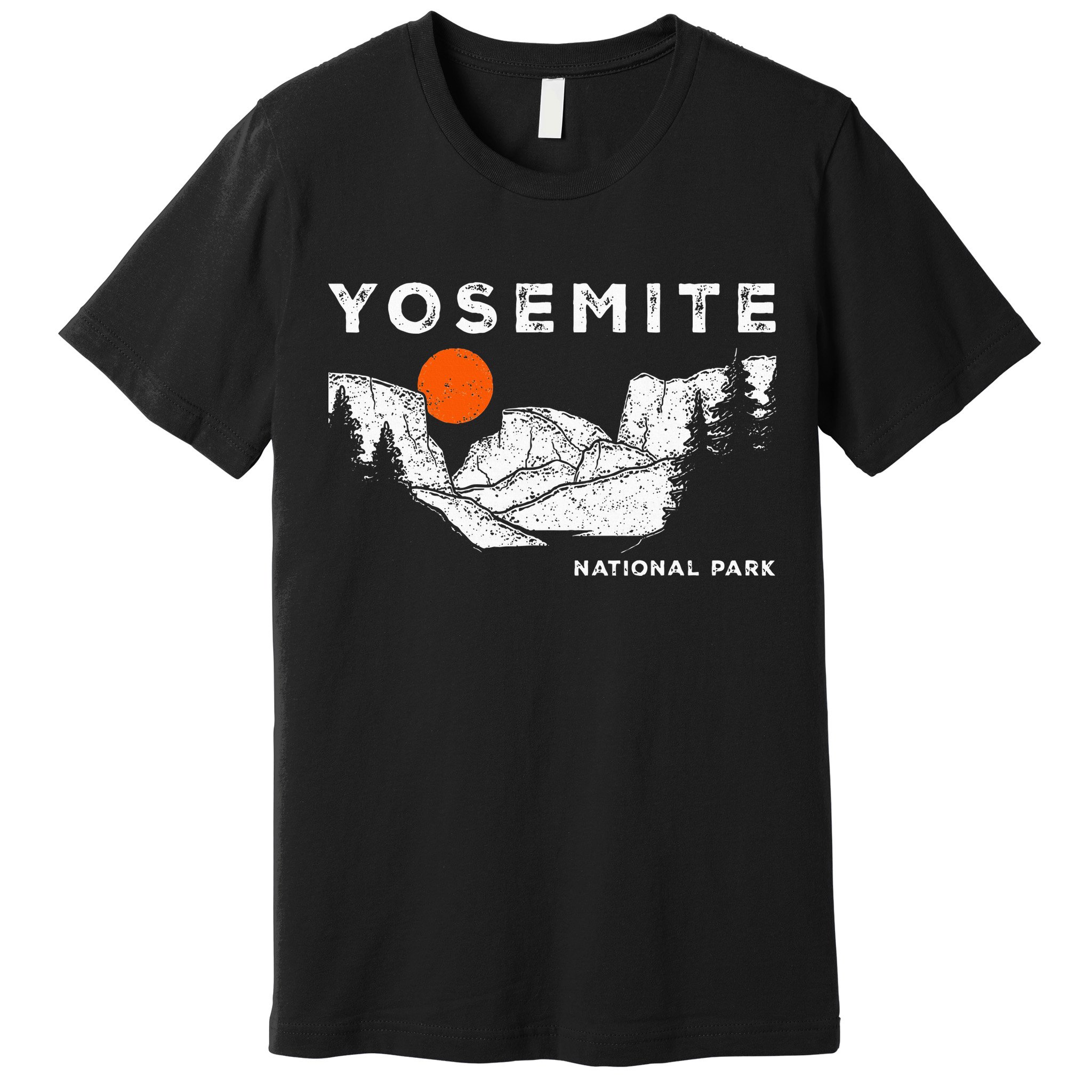 Retro Yosemite HalfDome National Park Vintage Premium T-Shirt