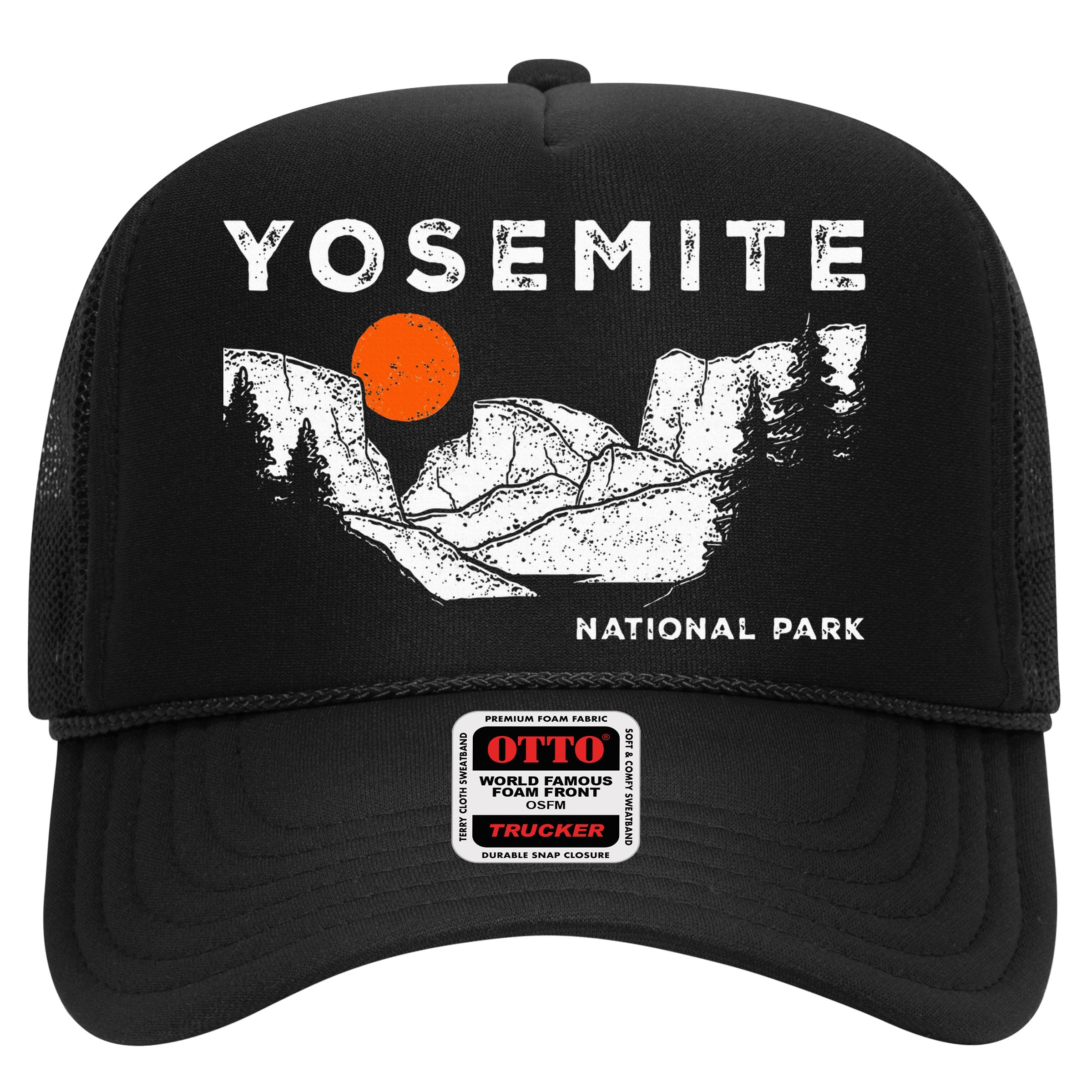 Retro Yosemite HalfDome National Park Vintage Hat