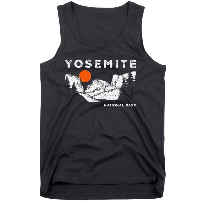 Retro Yosemite HalfDome National Park Vintage Tank Top