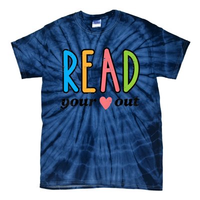 Read Your Heart Read Reading Librarian Book Across America Tie-Dye T-Shirt