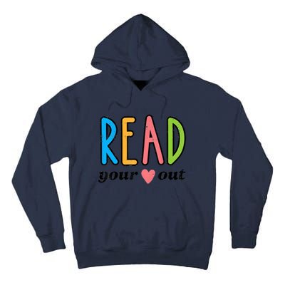 Read Your Heart Read Reading Librarian Book Across America Tall Hoodie