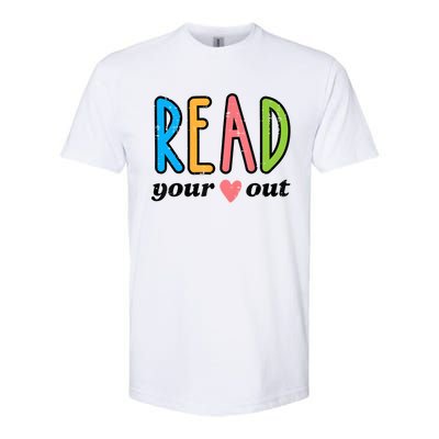 Read Your Heart Read Reading Librarian Book Across America Softstyle® CVC T-Shirt