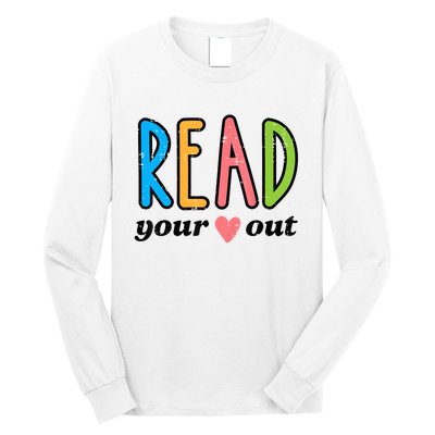 Read Your Heart Read Reading Librarian Book Across America Long Sleeve Shirt