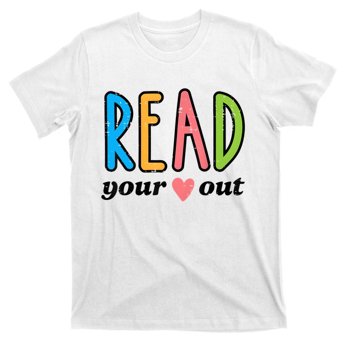 Read Your Heart Read Reading Librarian Book Across America T-Shirt