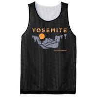 Retro Yosemite Halfdome National Park Vintage Mesh Reversible Basketball Jersey Tank