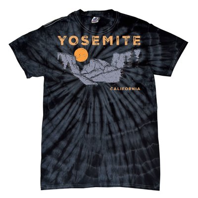 Retro Yosemite Halfdome National Park Vintage Tie-Dye T-Shirt