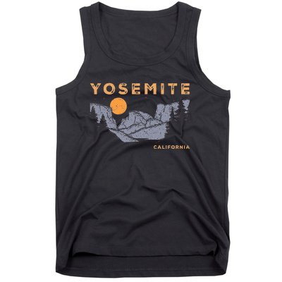 Retro Yosemite Halfdome National Park Vintage Tank Top