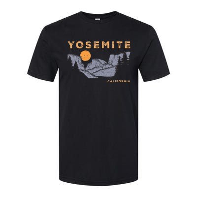 Retro Yosemite Halfdome National Park Vintage Softstyle CVC T-Shirt