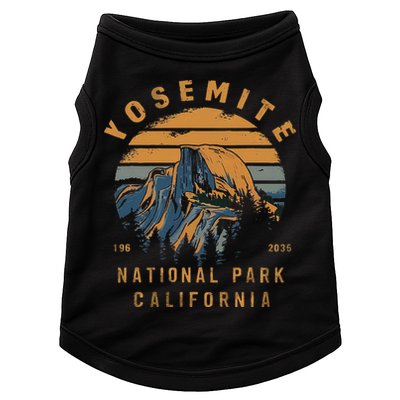 Retro Yosemite Halfdome National Park Vintage Doggie Tank