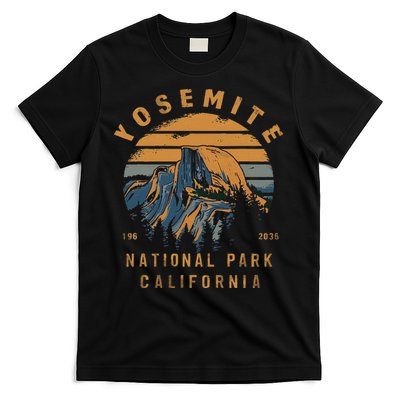 Retro Yosemite Halfdome National Park Vintage T-Shirt