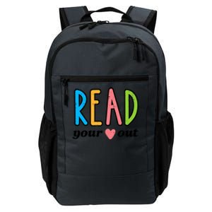 Read Your Heart Read Reading Librarian Book Across America Daily Commute Backpack