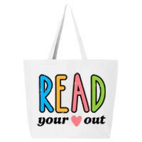 Read Your Heart Read Reading Librarian Book Across America 25L Jumbo Tote