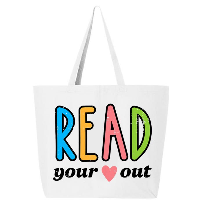 Read Your Heart Read Reading Librarian Book Across America 25L Jumbo Tote