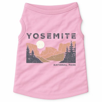 Retro Yosemite Halfdome National Park Doggie Tank