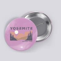 Retro Yosemite Halfdome National Park Button