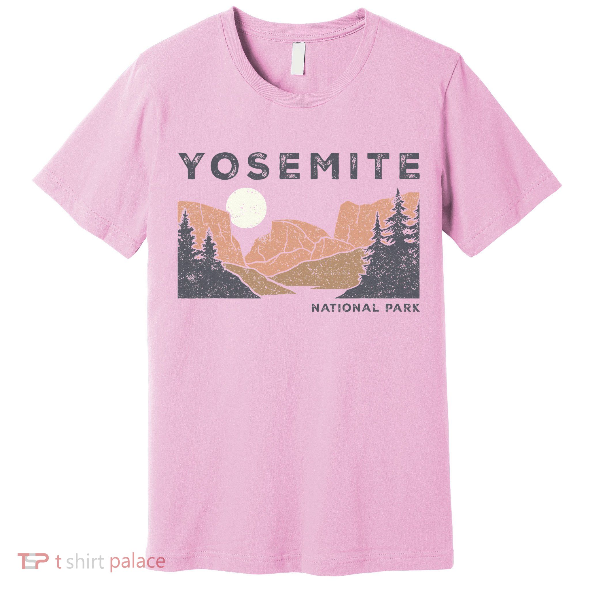 Retro Yosemite Halfdome National Park Premium T-Shirt