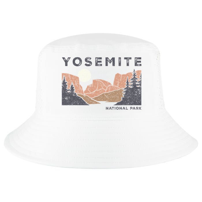 Retro Yosemite Halfdome National Park Cool Comfort Performance Bucket Hat