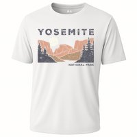 Retro Yosemite Halfdome National Park Cooling Performance Crew T-Shirt