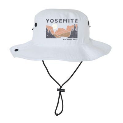 Retro Yosemite Halfdome National Park Bucket Hat