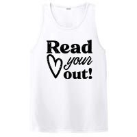 Read Your Heart Out Book Lover Bookworm Librarian PosiCharge Competitor Tank