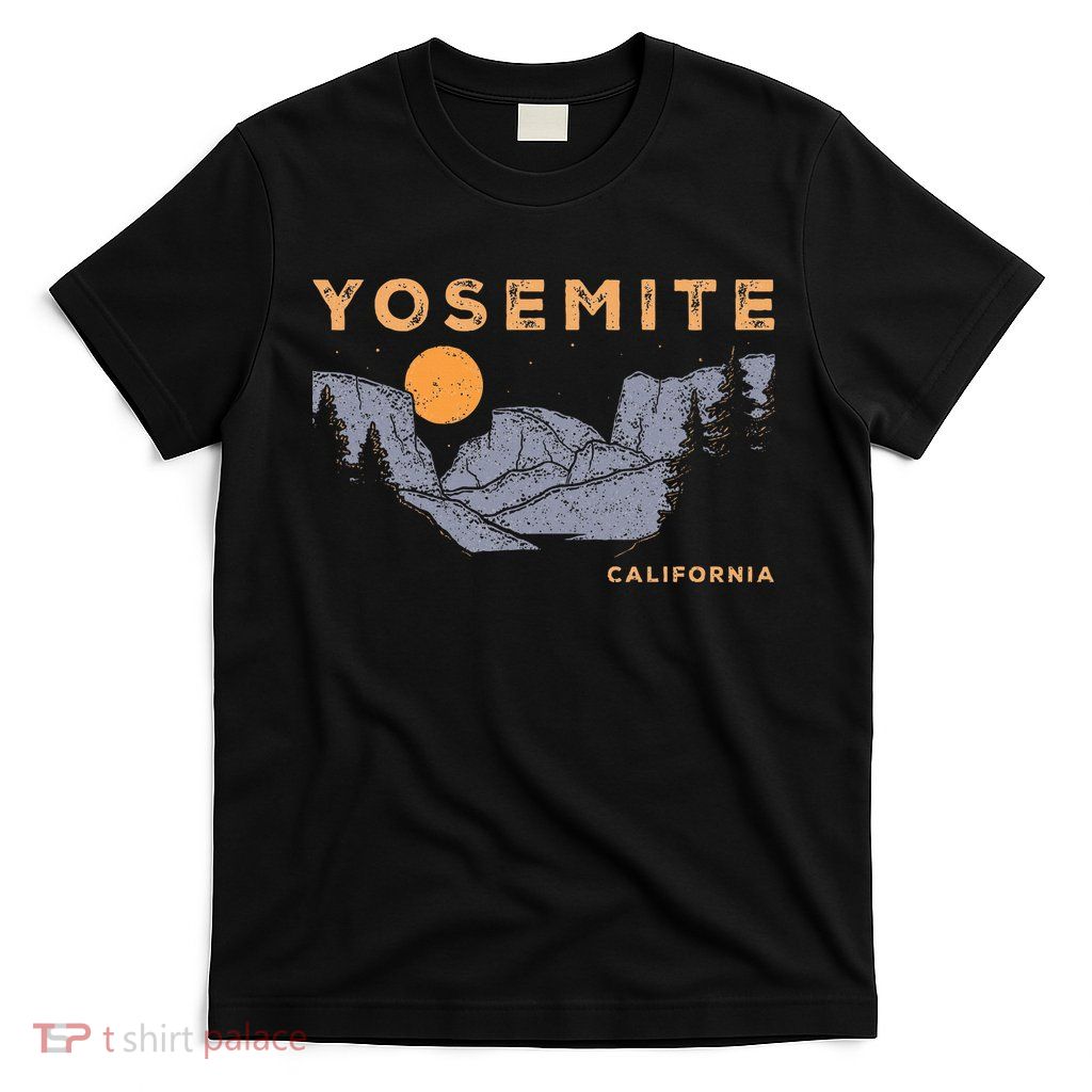 Retro Yosemite Halfdome National Park Vintage T-Shirt