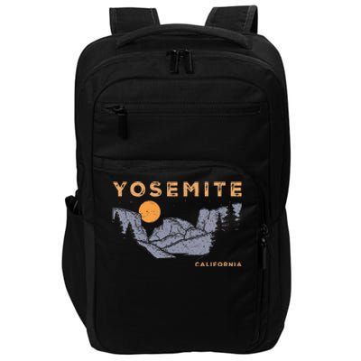 Retro Yosemite Halfdome National Park Vintage Impact Tech Backpack