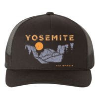 Retro Yosemite Halfdome National Park Vintage Yupoong Adult 5-Panel Trucker Hat