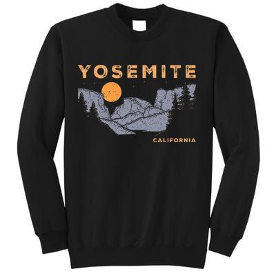 Retro Yosemite Halfdome National Park Vintage Sweatshirt
